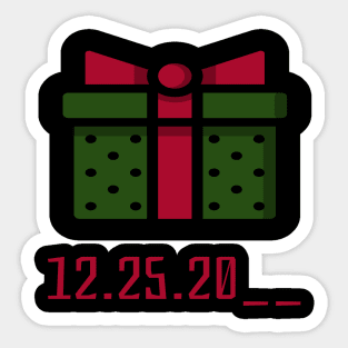 Christmas 20__ Sticker